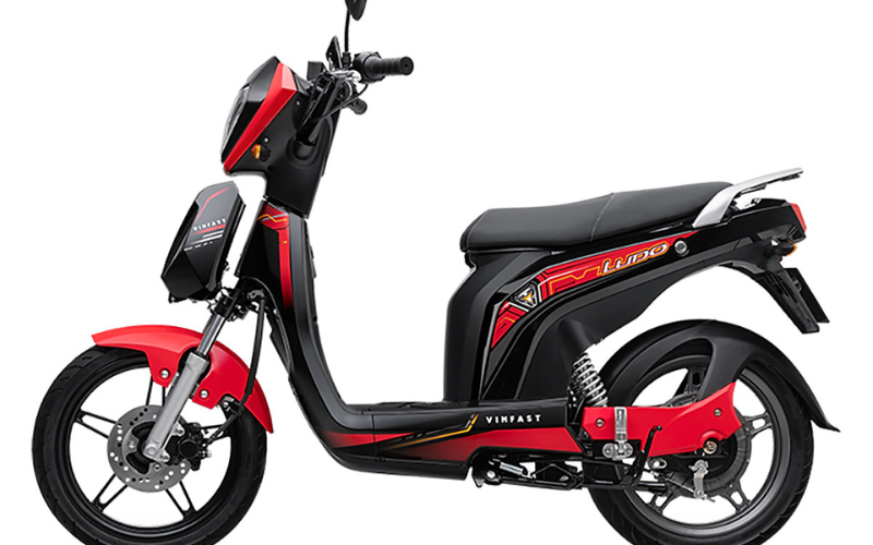Xe đạp điện VinFast Ludo màu đỏ